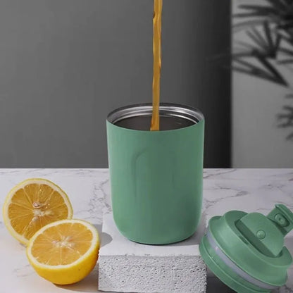 Mug isotherme café en acier inoxydable pour voiture, bureau et randonnée | La Gourde ®