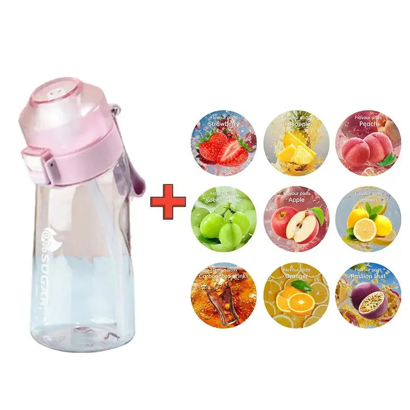 Mini Gourde Aromatisée 500ML – 9 Capsules d'Arômes Fruités.