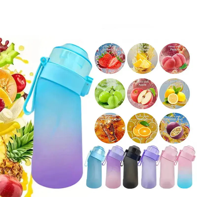 Mini Gourde Aromatisée 500ML, bouteille d'eau avec capsules d'arômes, 9 saveurs fruitées, sans BPA, gourde sport réutilisable | La Gourde®