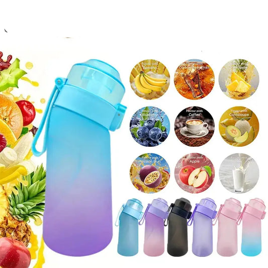 Mini Gourde Aromatisée 500ML, gourde avec paille, capsules d'arômes fruités, bouteille d'eau 500 ml, fitness | La Gourde®