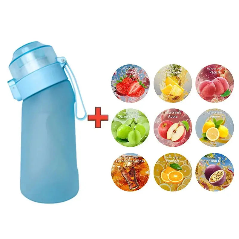 Mini Gourde Aromatisée Bleu 500ML avec 9 capsules saveur fruitées