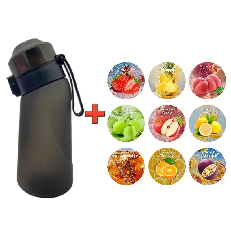 Mini Gourde Aromatisée Noire  500ML avec 9 capsules saveur fruitées