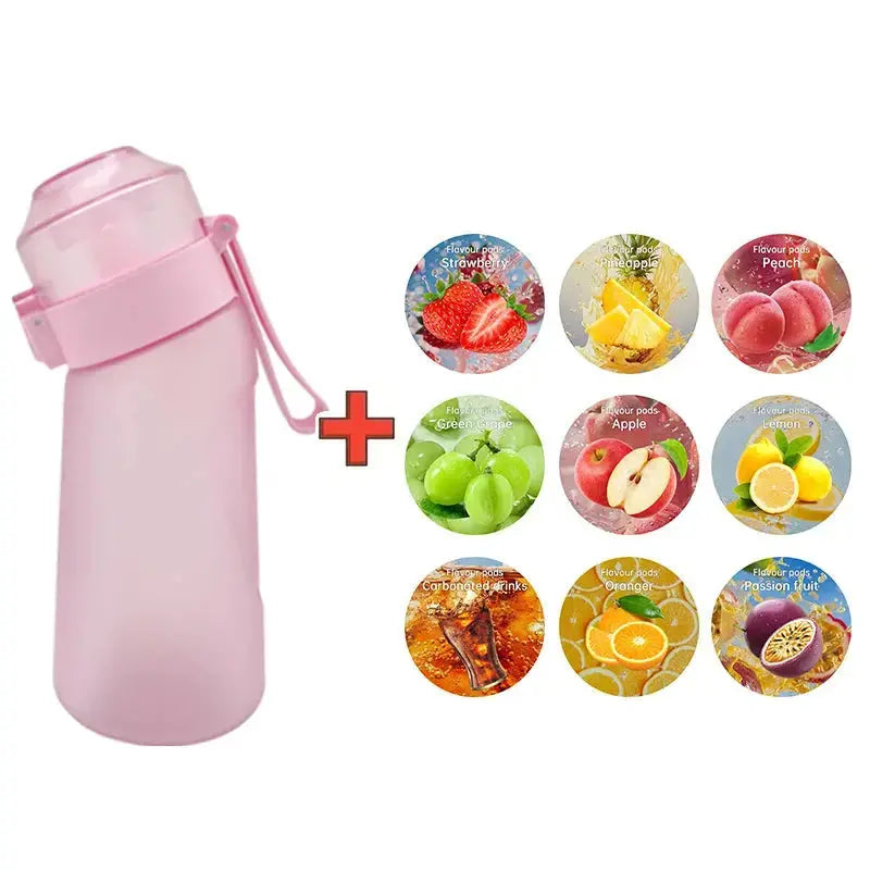 Mini Gourde Aromatisée Rose Pale 500ML avec 9 capsules saveur fruitées