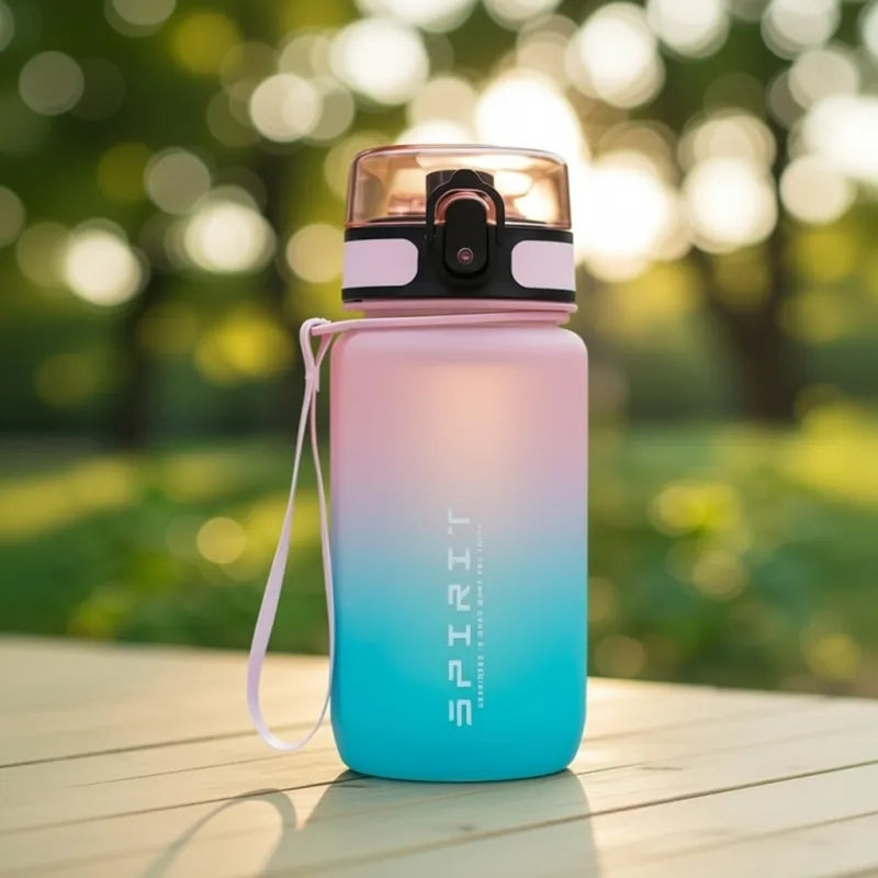 Gourde enfant sport rose 500ml avec repères d’hydratation visibles, conçue pour aider les enfants à boire plus d’eau tout au long de la journée et adopter de meilleures habitudes d’hydratation. | La Gourde