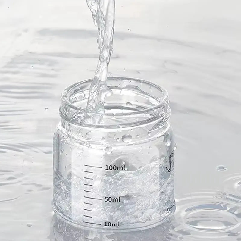 Mini Gourde Verre Graduée 100 ml | Compacte, Étanche & Réutilisable Maison- La Gourde