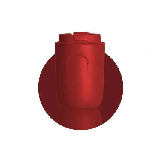 Mini Thermos Café Pocket 220 ml Rouge en acier inoxydable 316 avec isolation sous vide