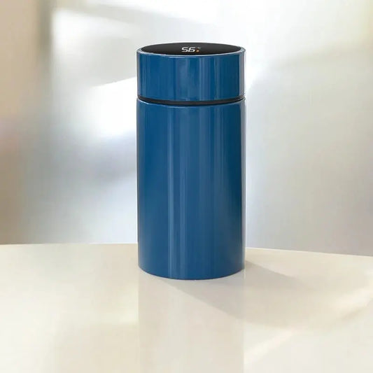 Mini Thermos Connecté 200ml (Bleu)