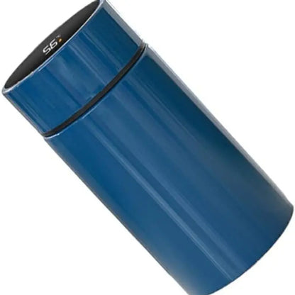 Mini Thermos Connecté 200 ml Bleu avec affichage LeD