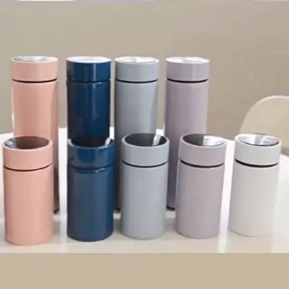 Mini Thermos Connecté 200 ml Bleu avec affichage intelligent, Disponible en plusieurs coloris