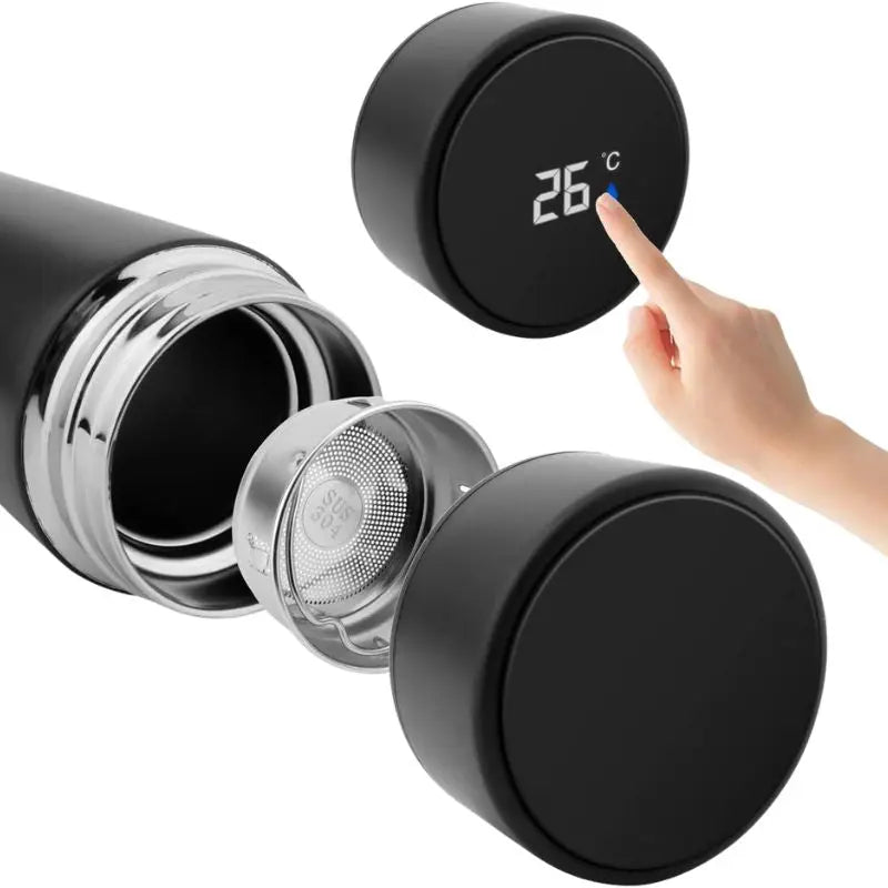 Mini Thermos Connecté 200ml (Noir) La Gourde