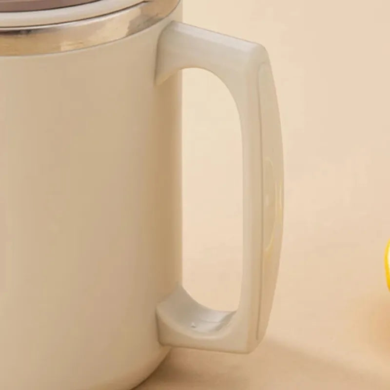 Mug avec Couvercle Transportable Blanc
