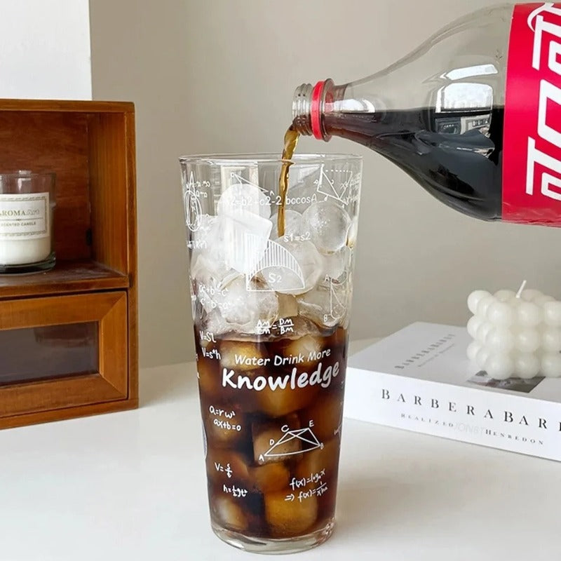 Mug en Verre 1000ml, verre transparent 1000ml pour café thé et smoothies `| La Gourde