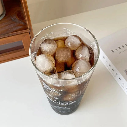 mug en verre  transparent design moderne pour bureau et maison | La Gourde