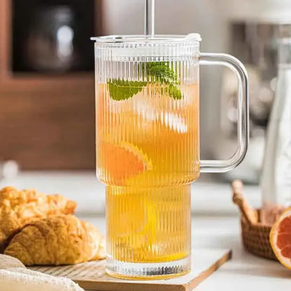 Mug verre double paroi transparent résistant pour boissons chaudes et froides quotidiennes | La Gourde®