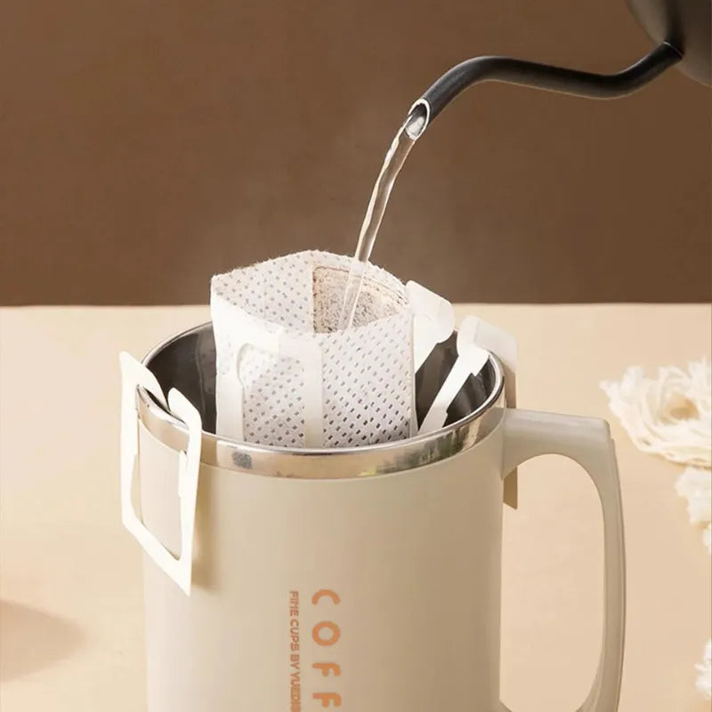 Mug avec Couvercle Transportable Blanc