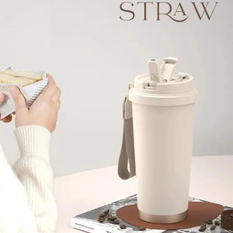 Mug Paille Retractable 500ml