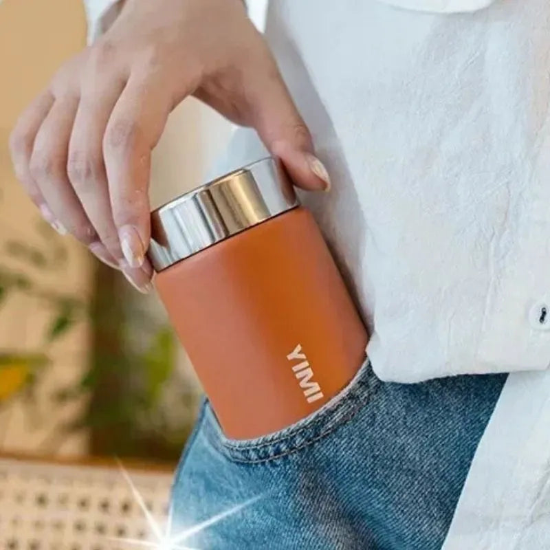 Mug Tasse Isotherme 230ml Orange en acier inoxydable 316 avec isolation sous vide | La Gourde ®