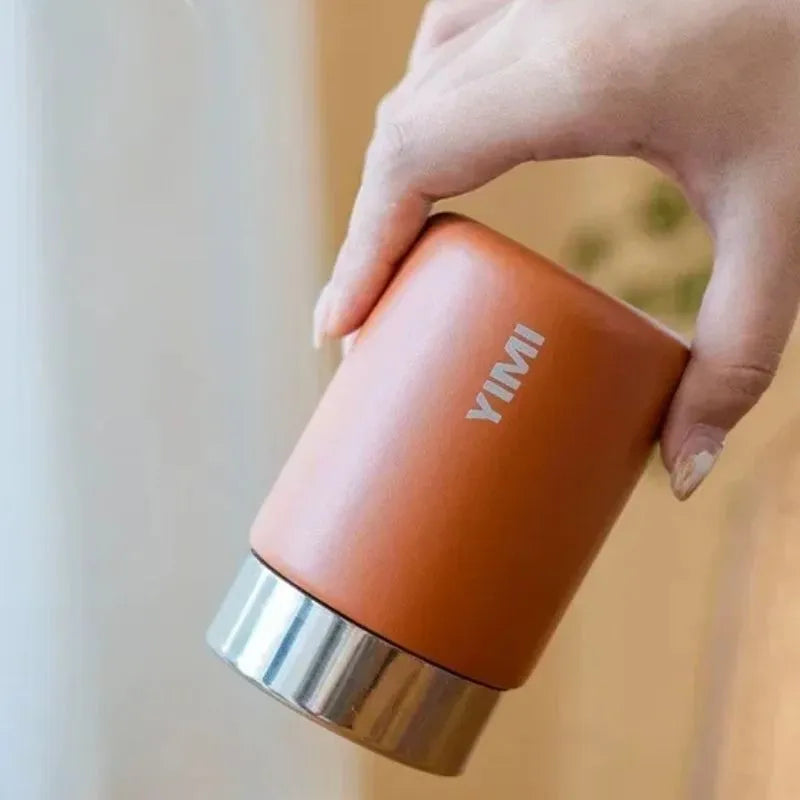 Mini bouteille isotherme réutilisable pour café, thé et chocolat chaud | La Gourde ®