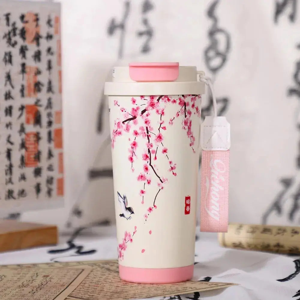 Mug Thermos Japonais – Grand mug réutilisable pour café, thé, chocolat chaud et boissons chaudes du quotidien.
