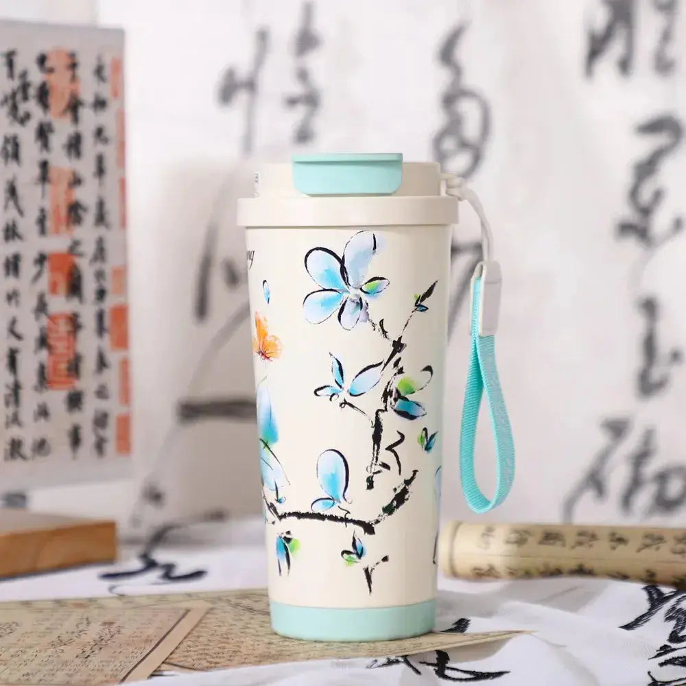 Mug Thermos Japonais – Tasse à café japonaise isotherme avec isolation double paroi pour boissons chaudes.