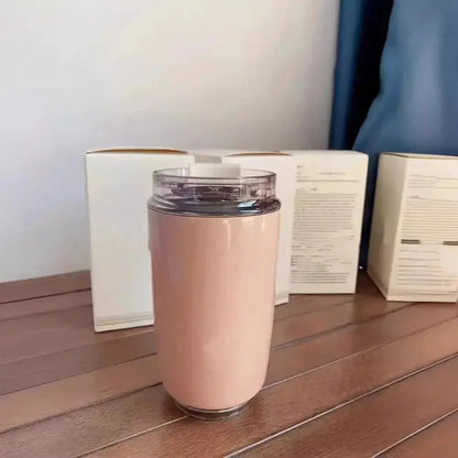 Mug Thermos Rose, Mug isotherme, Mug Rose, Travel Mug rose, Mug Tasse Rose, Mug gourde 240ml – Mug Isotherme Portable pour Café et Thé