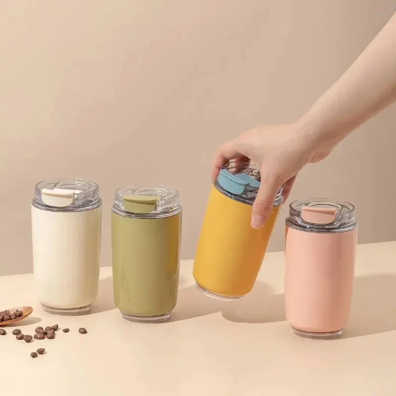 Mug Thermos Rose 240 ml pour café à emporter