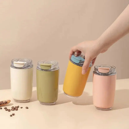 Mug Thermos Rose 240 ml pour café à emporter