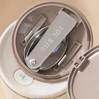 Mug avec Couvercle Transportable Blanc