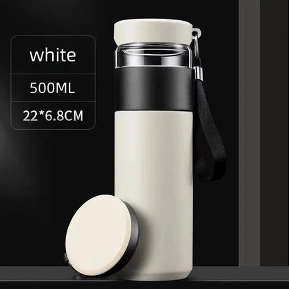 La Gourde - Gourde Isotherme Inox 500ml (Blanc) La Gourde