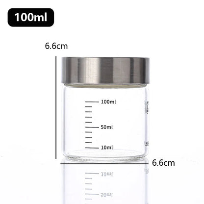 Mini Gourde Verre Graduée 100 ml, petit format pour sac et sac à dos - La Gourde