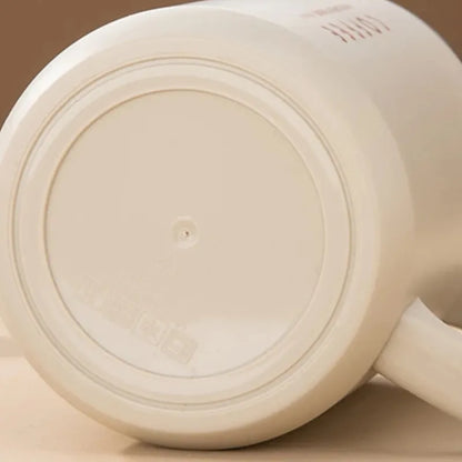 Mug avec Couvercle Transportable Blanc