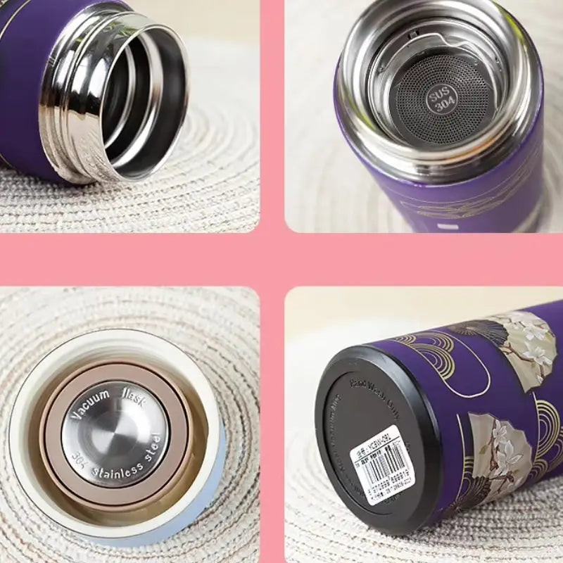 Thermos Chinois Portable en acier inoxydable pour thé – La Gourde ®