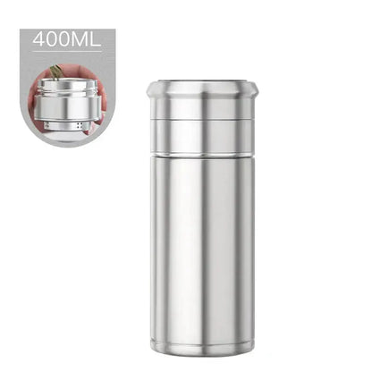 Thermos Théière Isothermes, bouteille thermos thé 400ml avec filtre réutilisable – La Gourde ®
