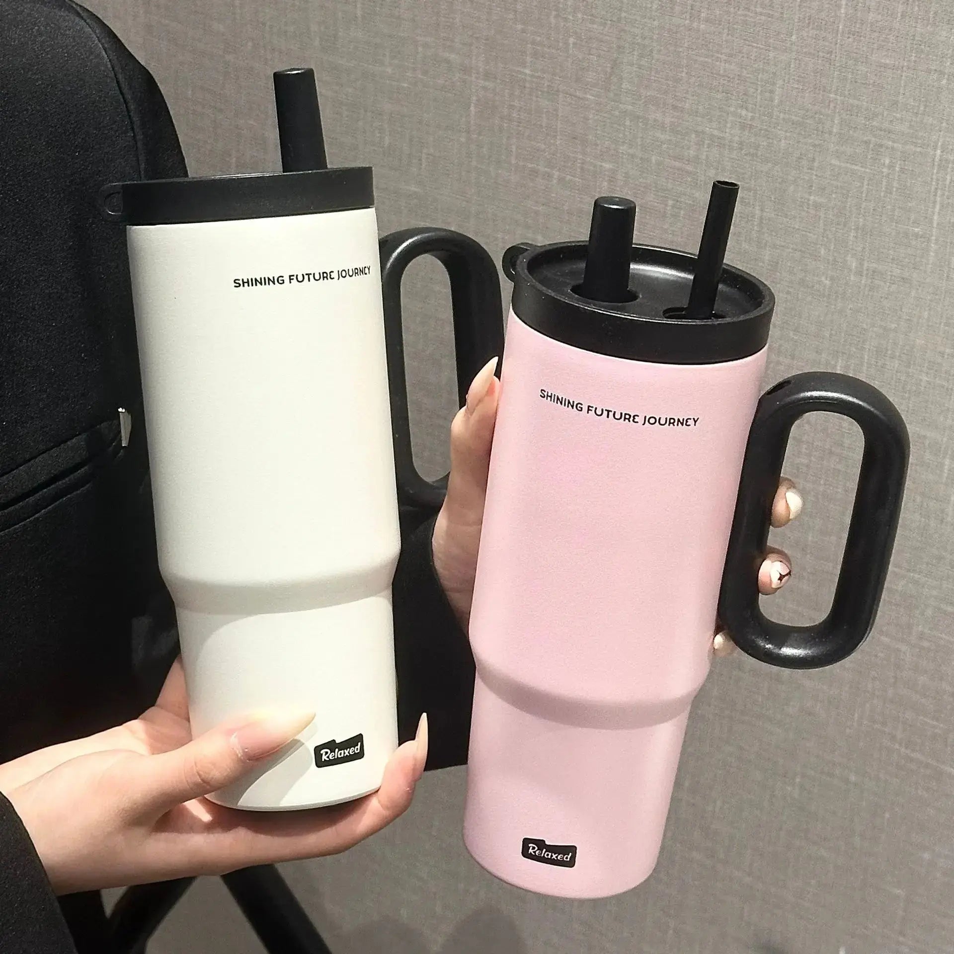 Tumbler Thermos Avec Paille 720 ml pour boissons chaudes et froides