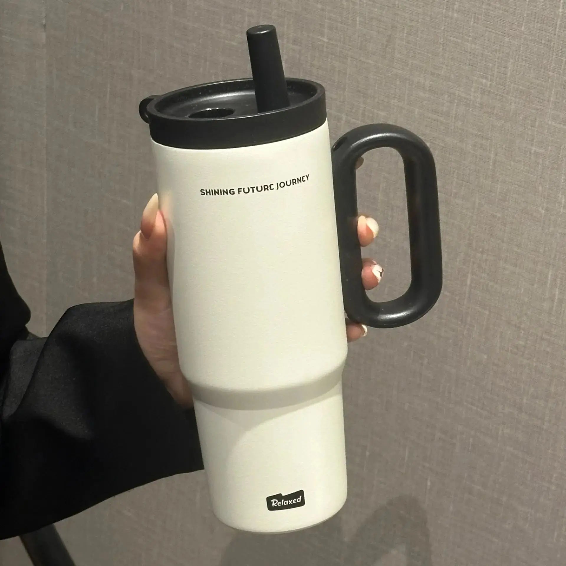 Tumbler Thermos inox avec poignée facile à transporter