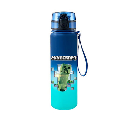 Bouteille d'eau Minecraft adaptée aux randonnées, pique-niques, voyages et activités en extérieur