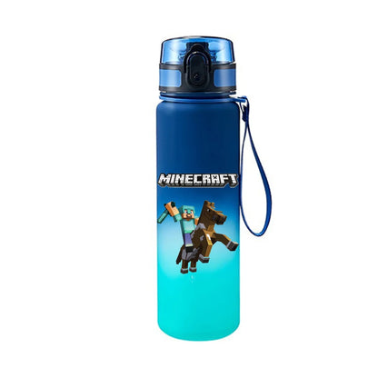 Bouchon anti-fuite de la gourde Minecraft garantissant un transport propre et sécurisé.