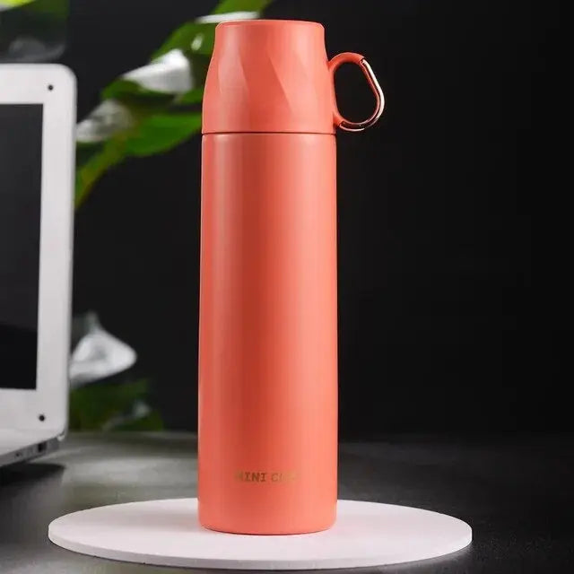 

Mini Bouteille Isotherme avec tasse pour café chaud – La Gourde ®